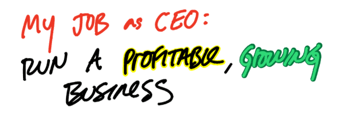 run a profitable, growing business