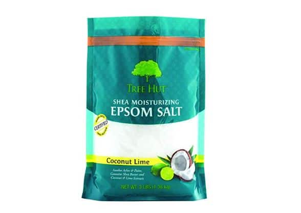 Coconut lime Epsom bath salts