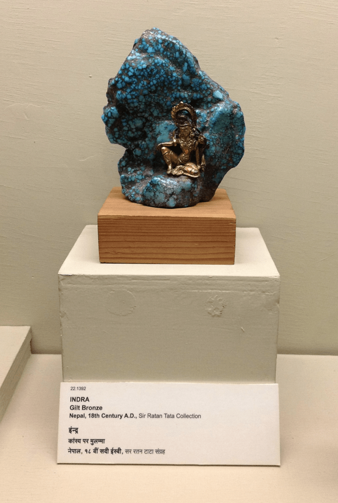 Indra as Gilt Bronze