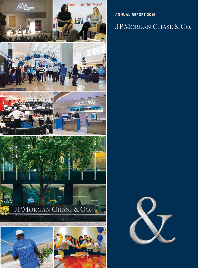 cover of JP morgan annual letter