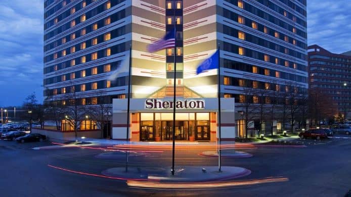 Sheraton Airport Hotel next to the Strategic Coach Chicago offices