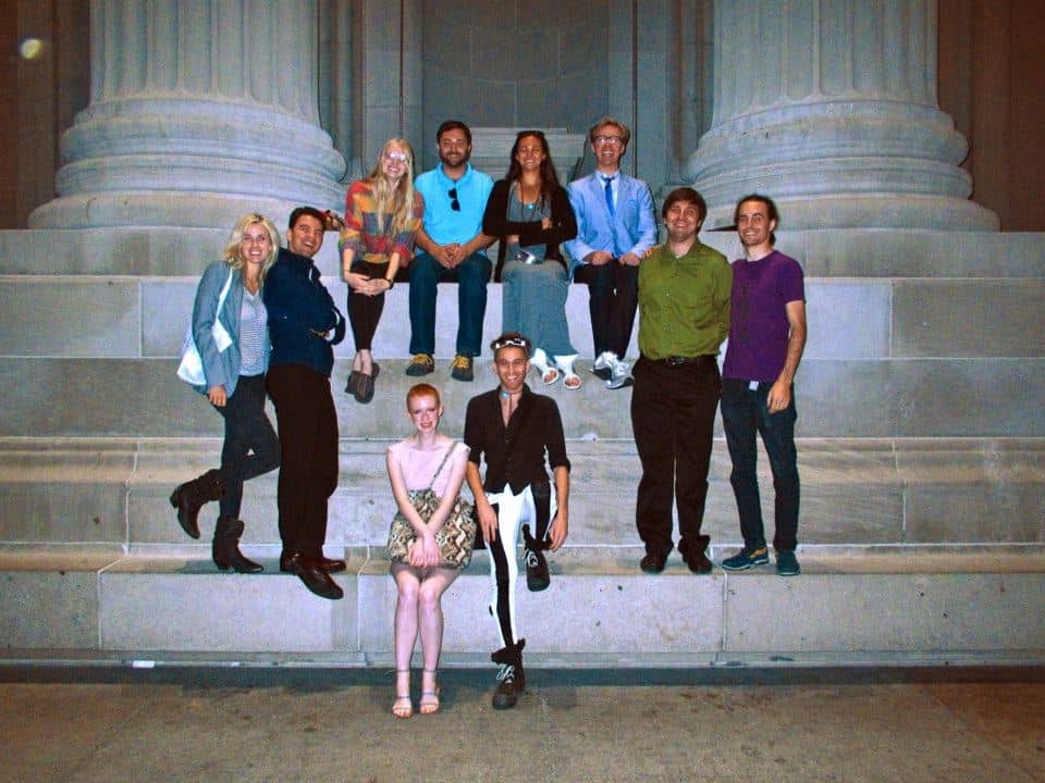 Group photo with Ronen V and friends