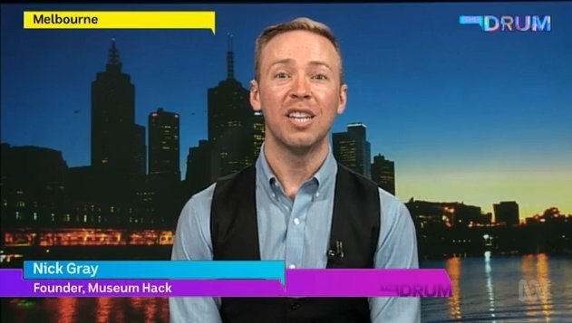 Nick Gray in The Drum on ABC (Australian Broadcast Corporation)