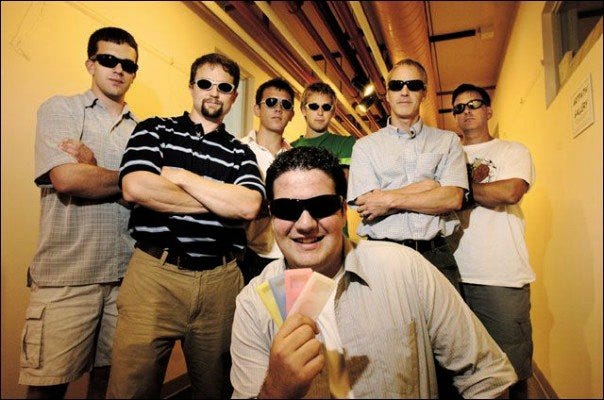 Ben Kaufman and others at mophie group employees