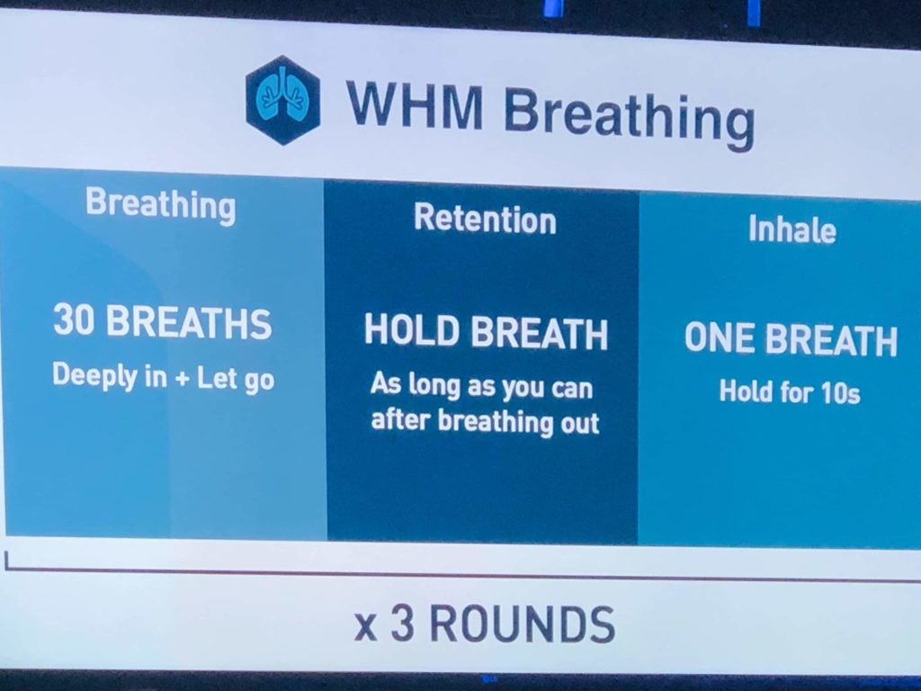 WHM Breathing exercises information