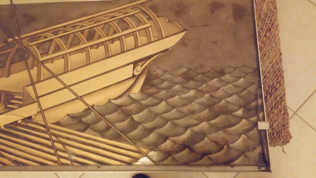 Another close-up image of the Normandie panel
