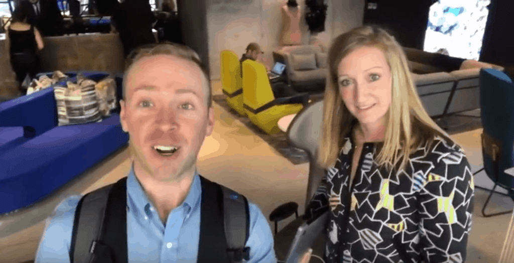 Practicing what NOT to do on live TV with Terri from Pitch Projects