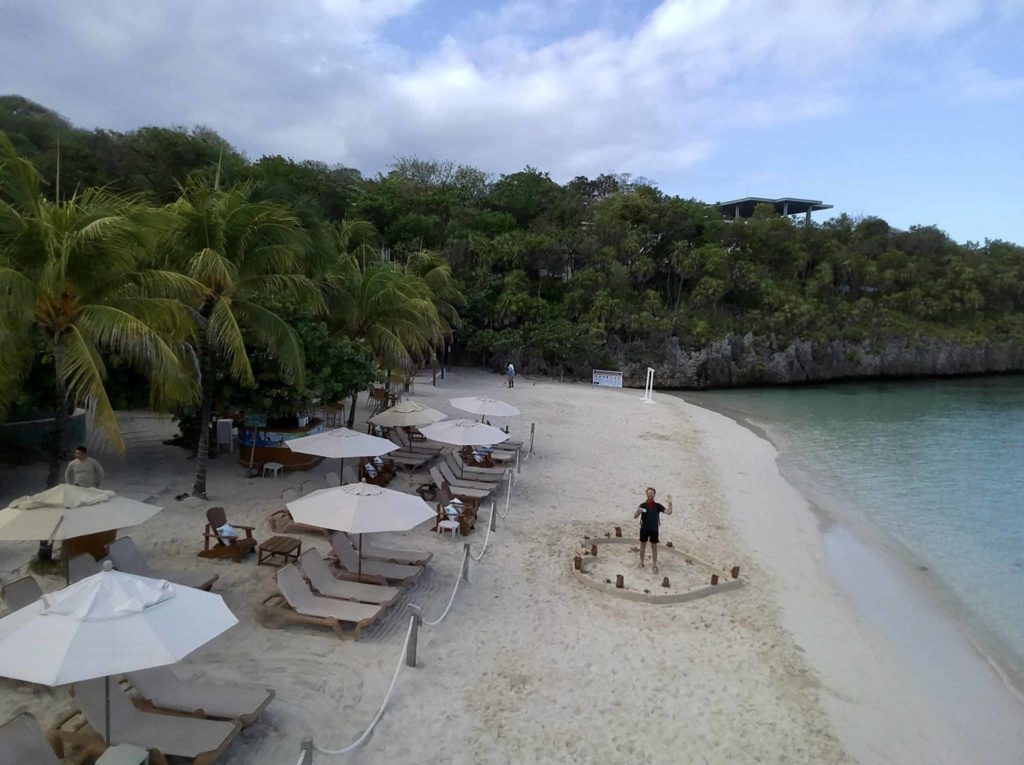West End Bay beach in Roatan