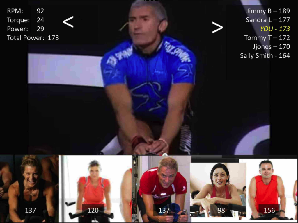 A gallery of streamers with the leaderboard showing on the upper right of the screen