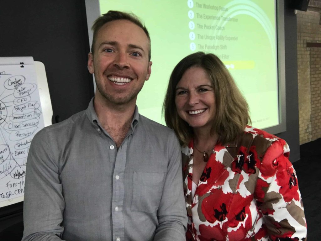 Patti Mara and Nick Gray at the Strategic Coach Workshop in Toronto