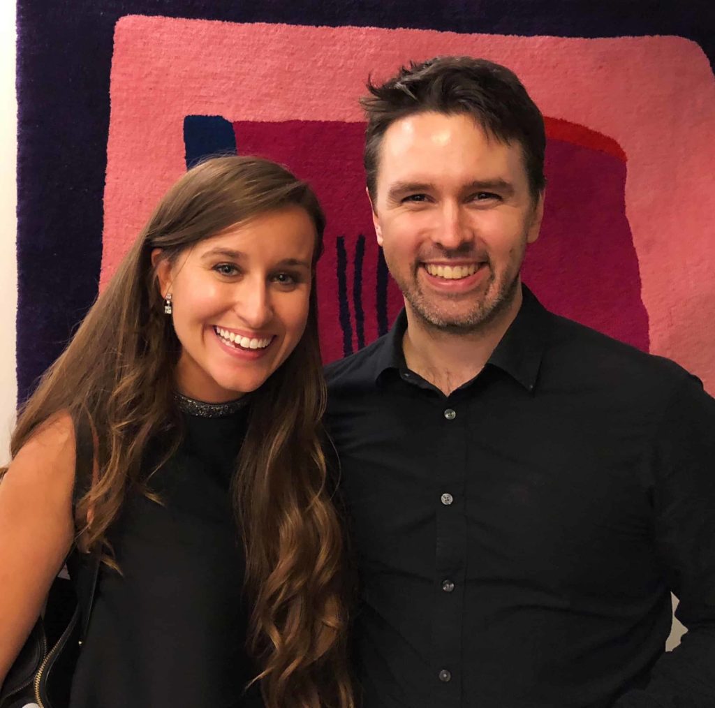 Lauren Jelencovich and a friend at a concert