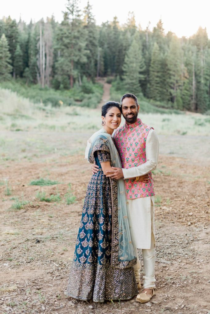 Indian wedding, bride and groom