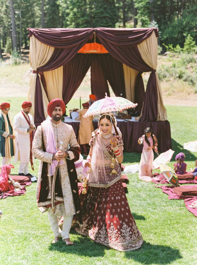 Two hot people at Indian wedding in Nevada