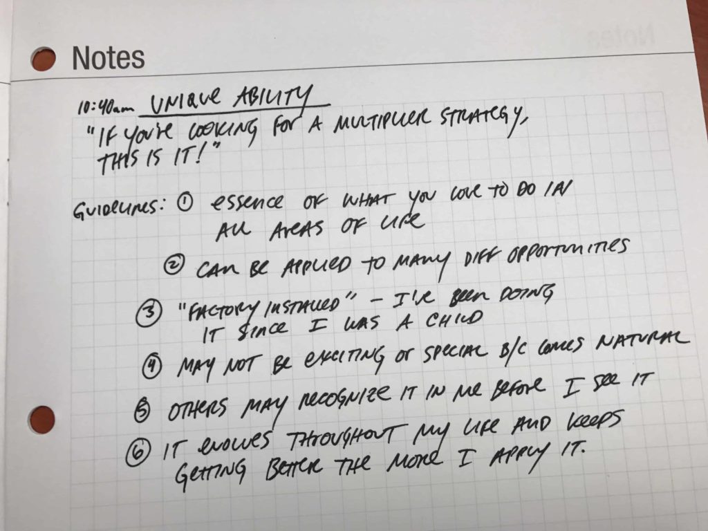 Nick Gray - notes from the first 10X Bootcamp