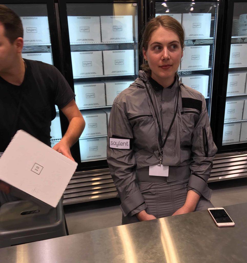 Soylent employee or Frieze New York staff?