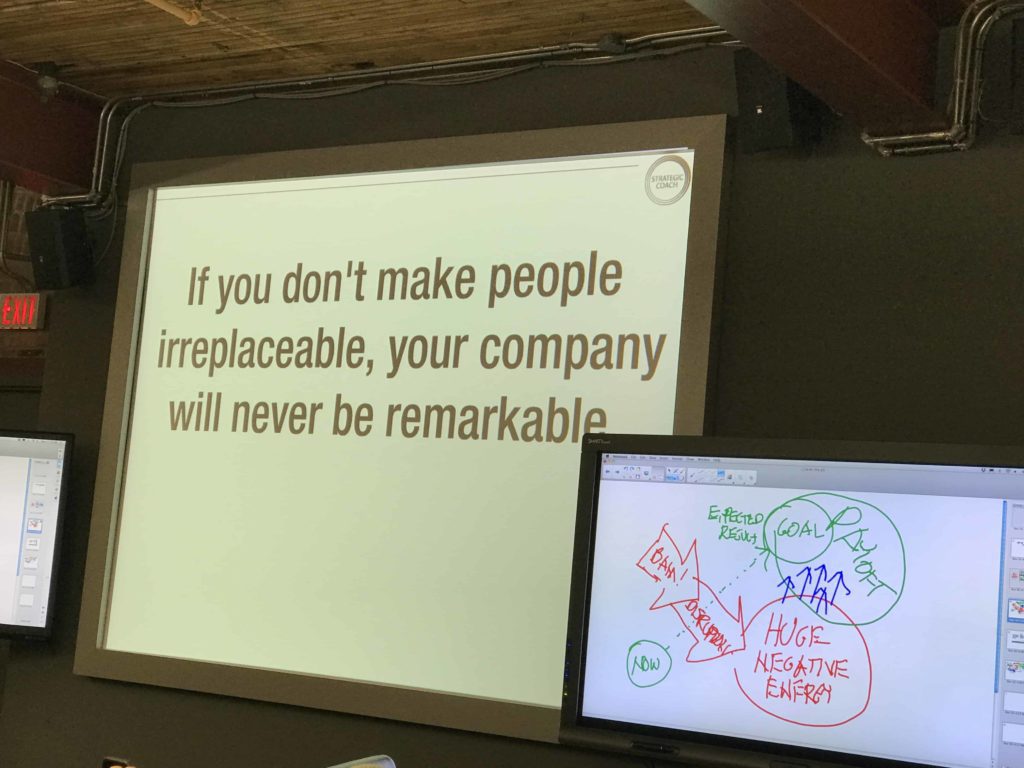 If you don't make people irreplaceable, your company will never be remarkable