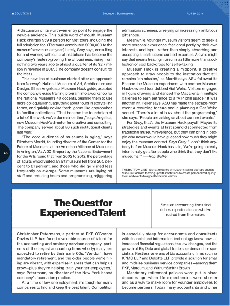 Reaching Fresh Audiences - Bloomberg Businessweek feat. Museum Hack - page 2