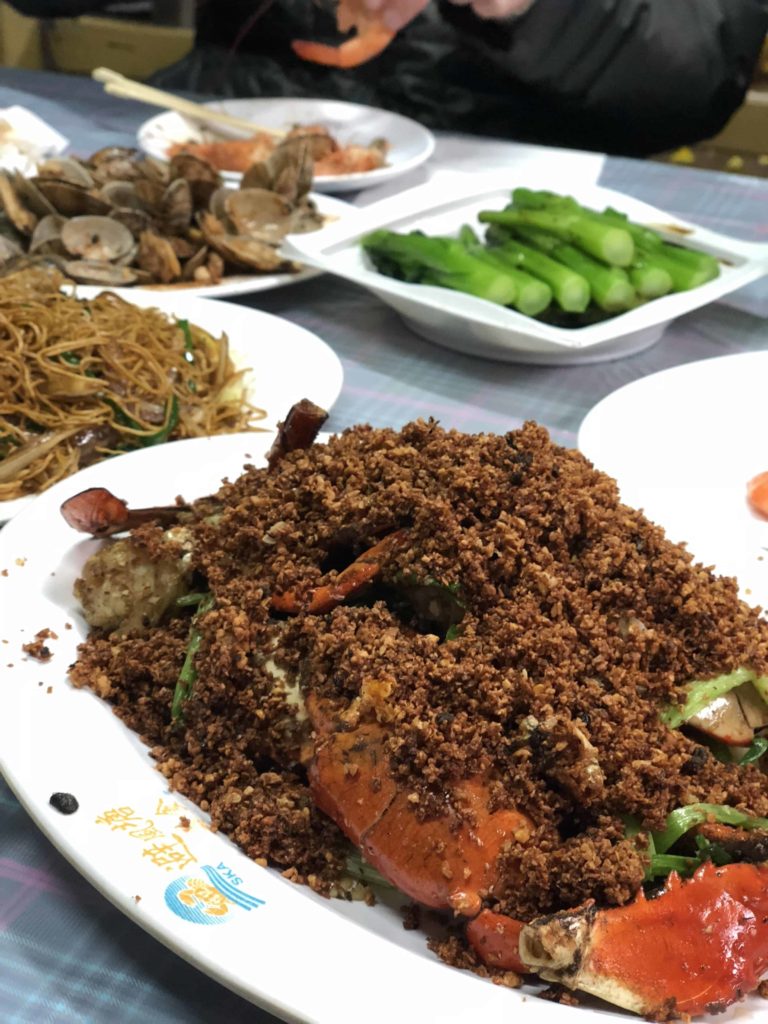 Garlic crab - Hong Kong delicacy