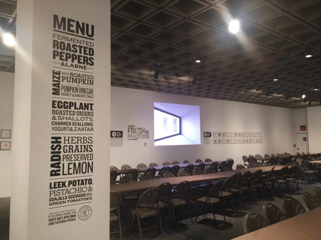 the gallery space