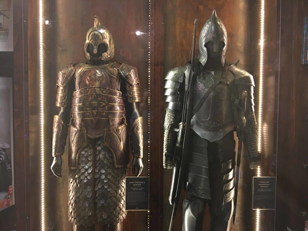 Example of armory that Weta is famous for. I took this photo in the Weta Cave, not in the Workshop, bc there's a strict No Photos policy in the Workshop.
