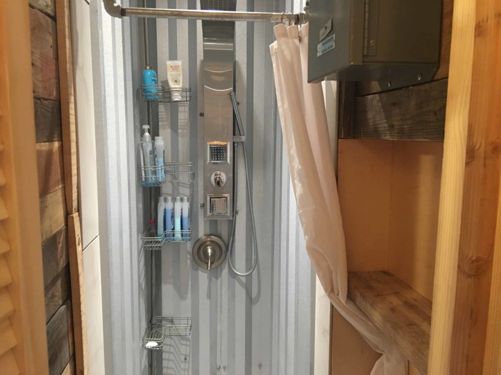 Shower area, there were 2 of these.