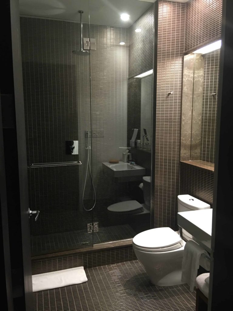 Bathroom view from entryway.