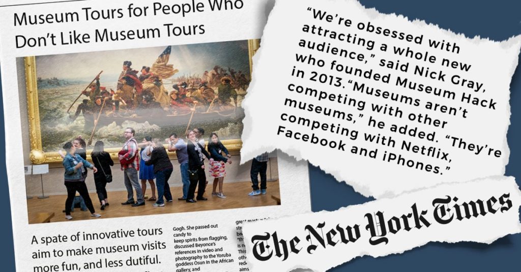 New York Times Feature on Museum Hack