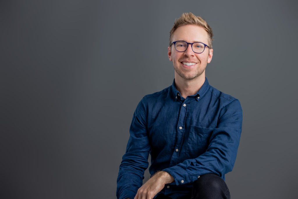 Headshot of Nick Gray taken in 2021 in Austin Texas