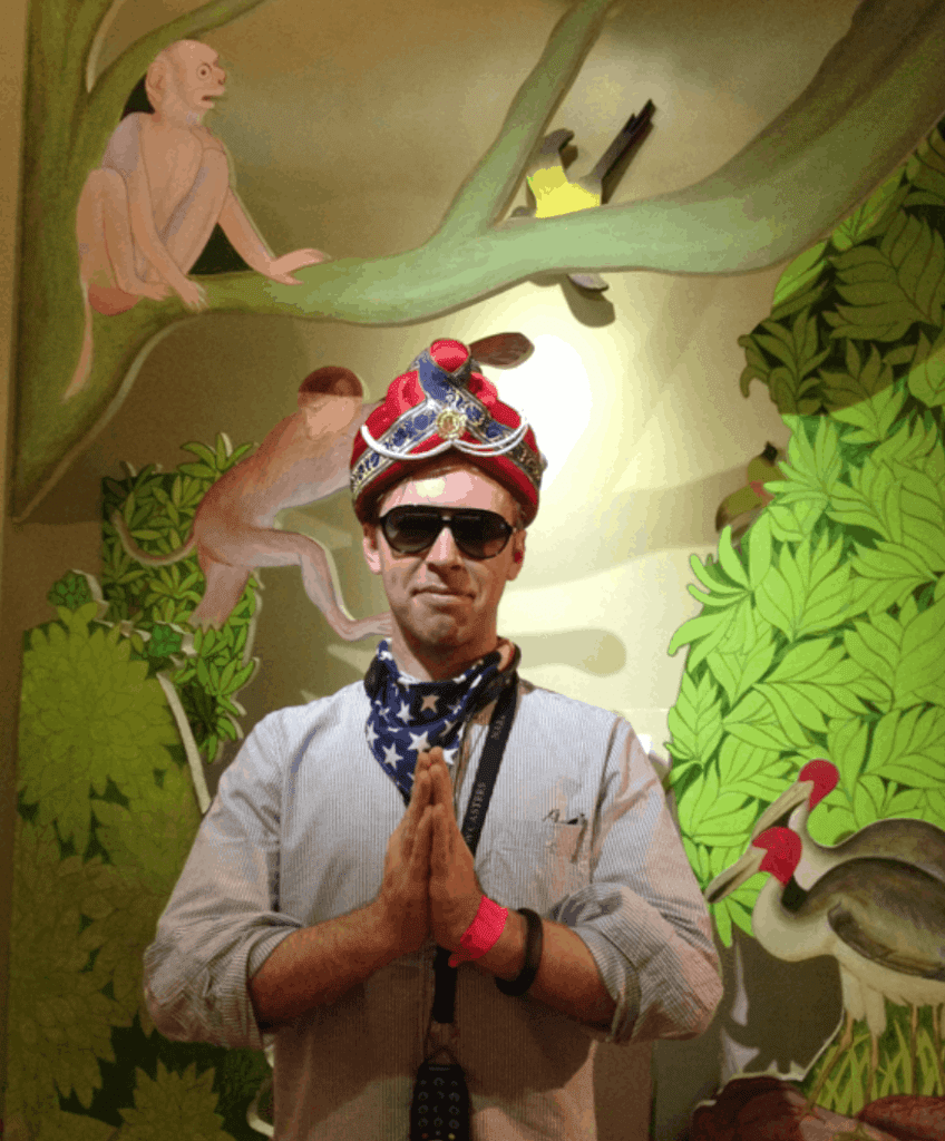 Nick Gray at the Prince of Wales Museum in Mumbai