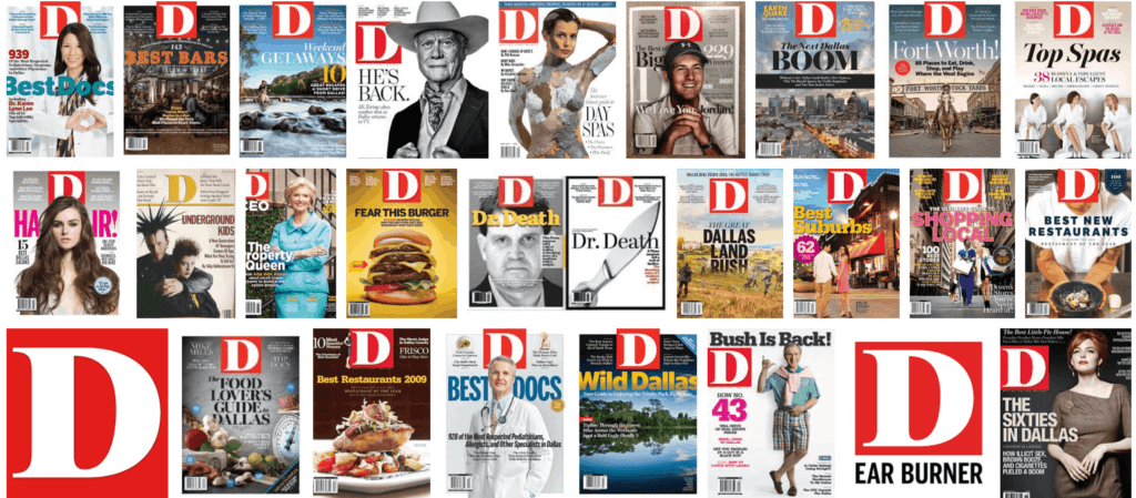 cover of D magazine