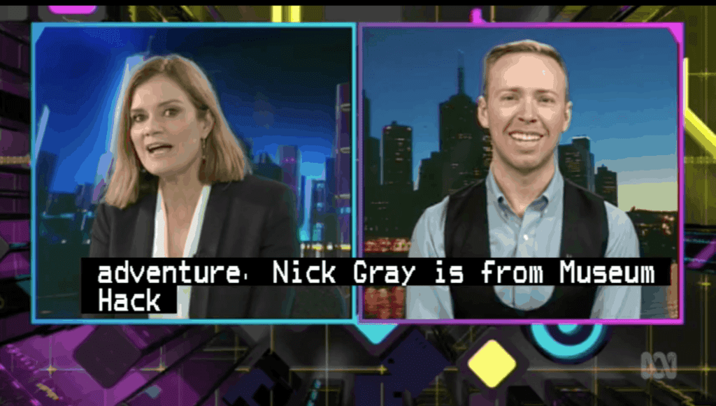 Nick Gray live in The Drum TV show on ABC
