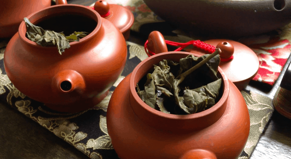Oolong tea that has been steeped at Te Company