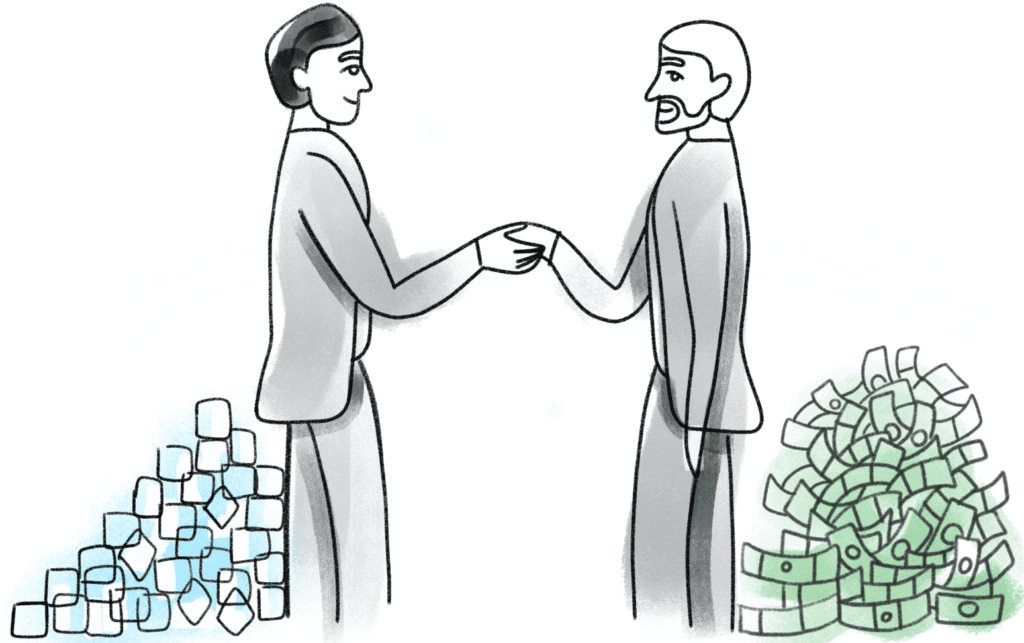 handshake deal as Saratoga buys from Reddy Ice the Easy Ice shares