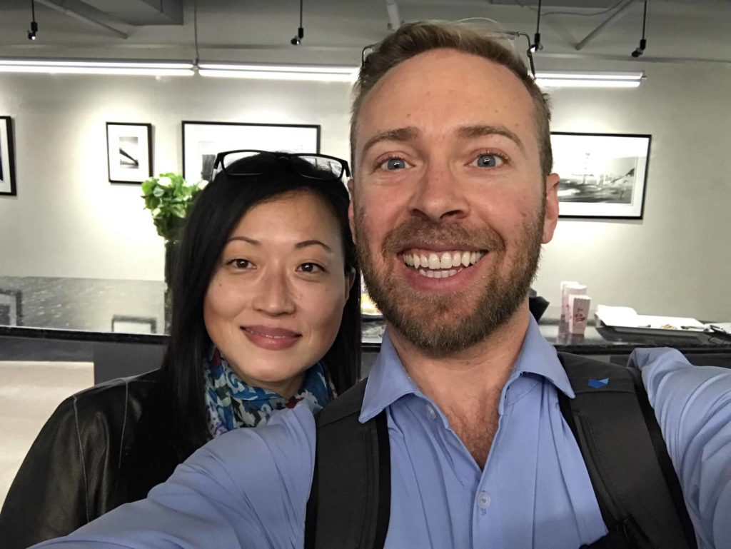 Stephanie Song and Nick Gray at the Strategic Coach