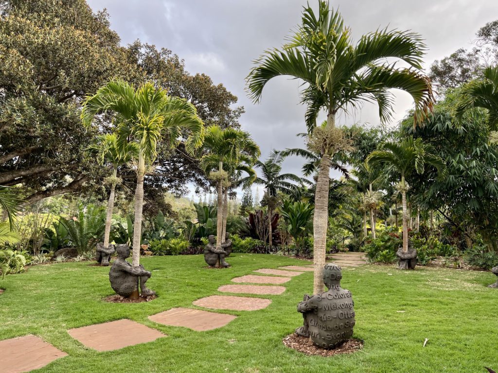 wider photo of The Heart of Rivers by Jaume Plensa in Lanai Hawaii