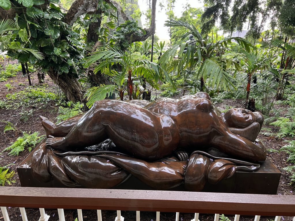photo of Reclining Woman by Fernando Botero in Lanai Hawaii