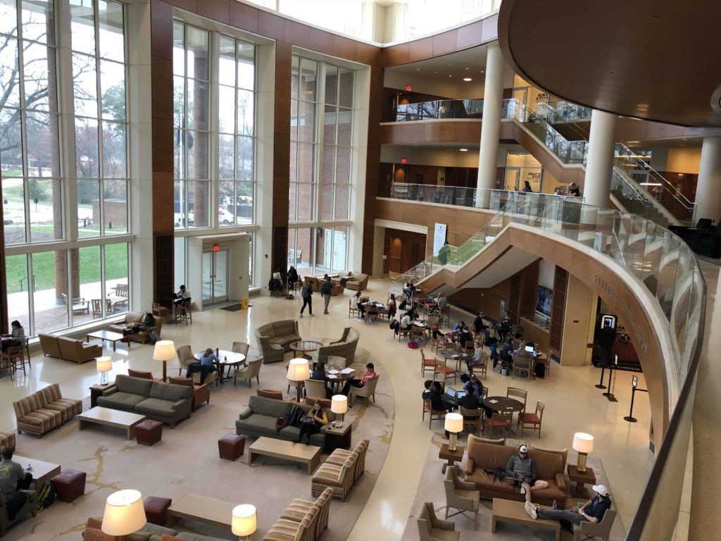Farrell Hall at the Wake Forest University