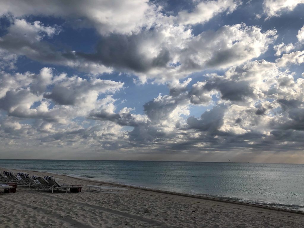 Beach and nice clouds