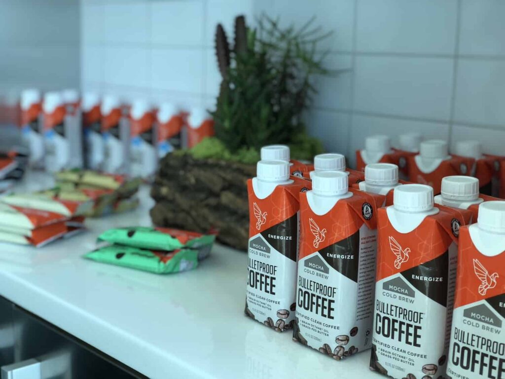 Bulletproof Tetra packs and energy bars