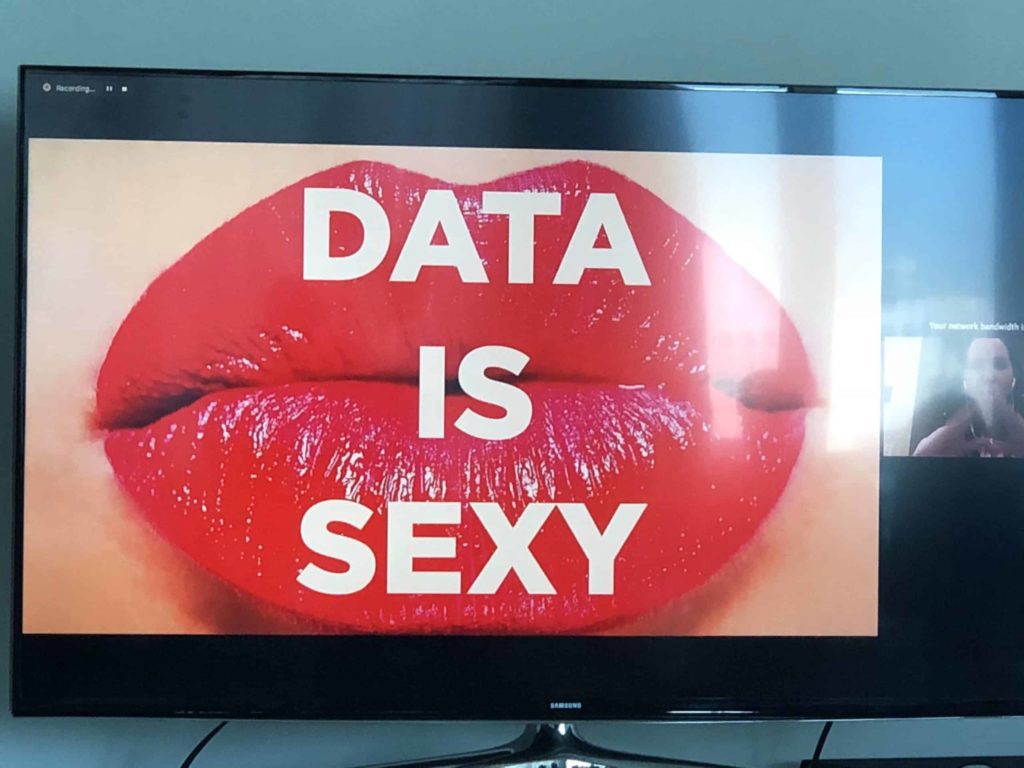 DATA IS SEXY slide from Sally Hogshead presentation