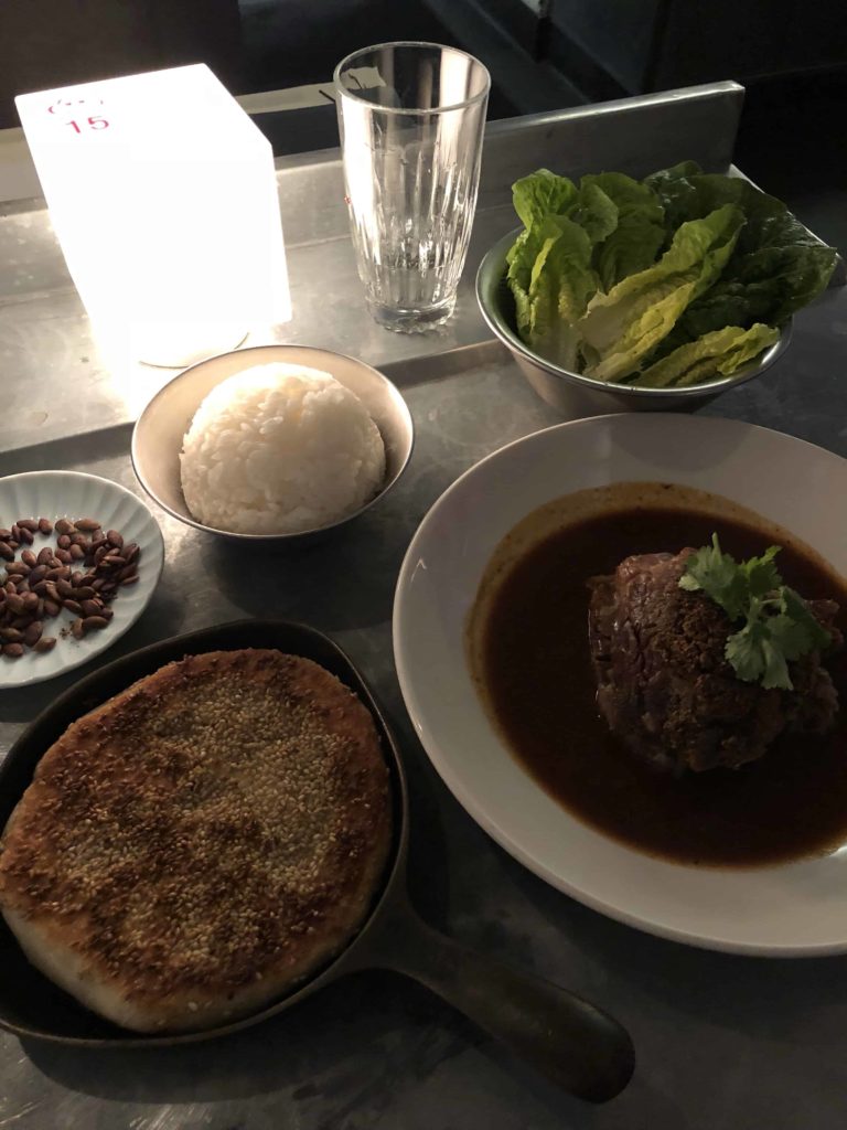 Dinner at candlelight