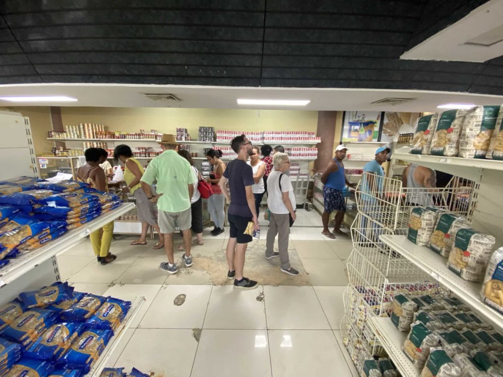 Interior, people, shelves
