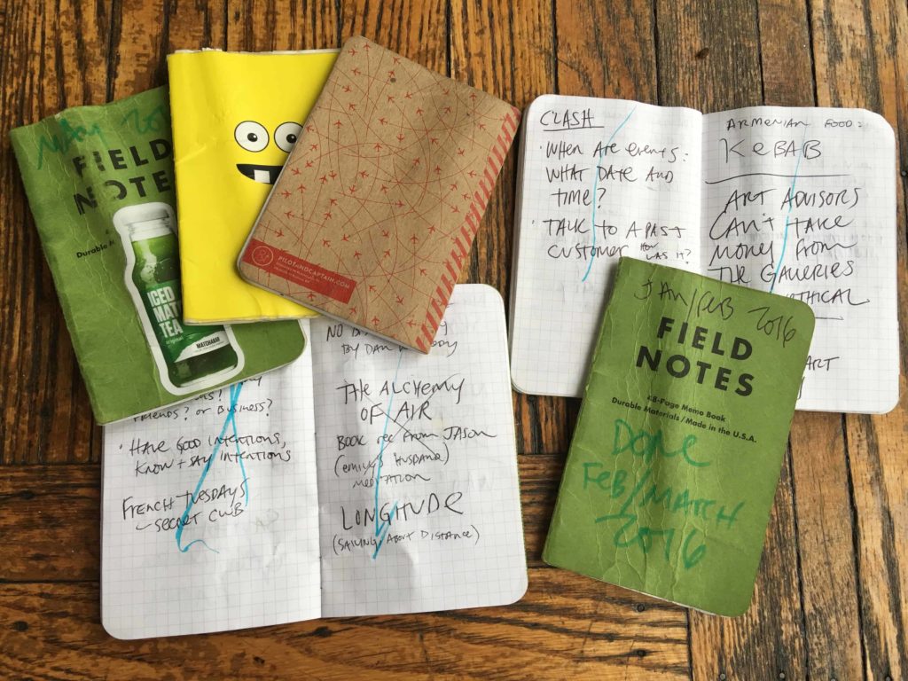 Nick Gray notebooks