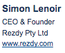 Simon at Rezdy signature