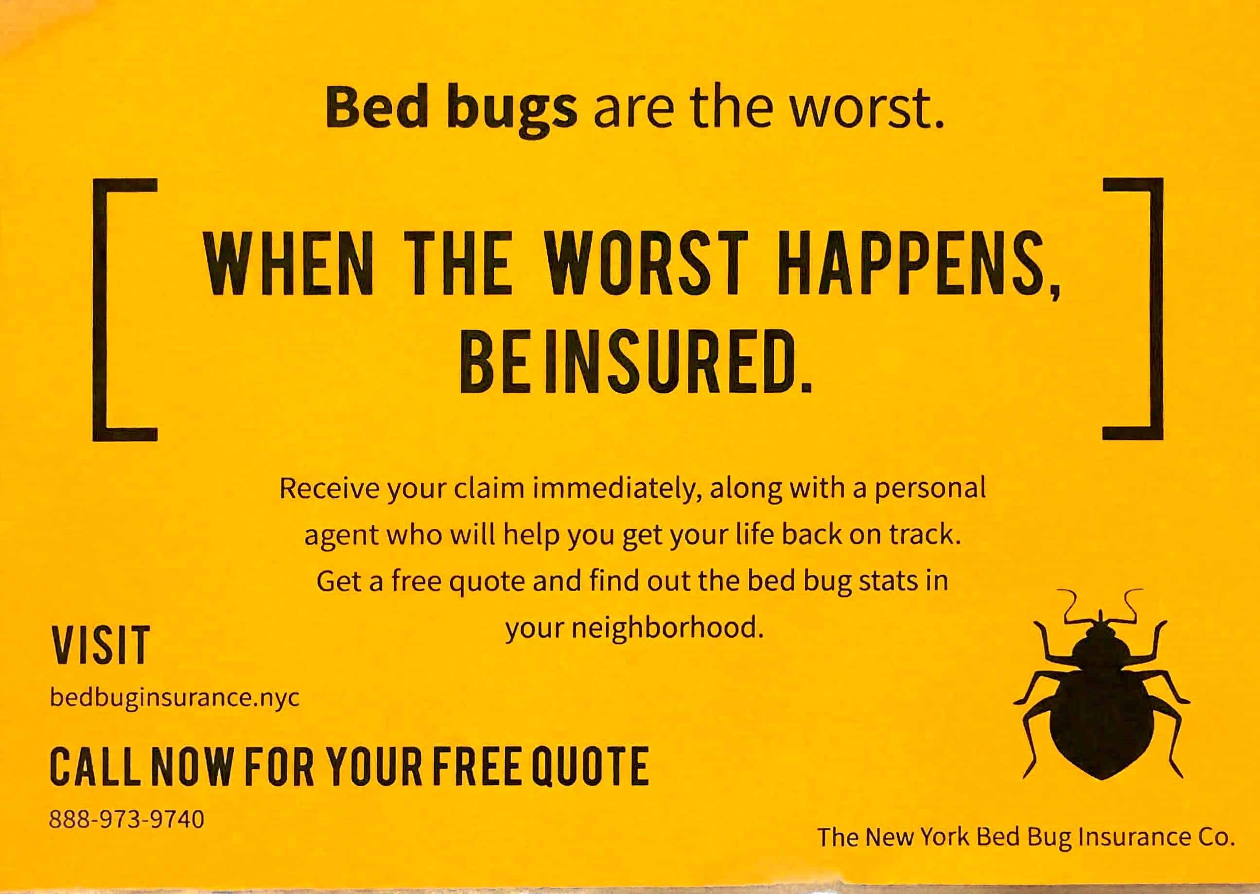 Does renters insurance cover bed bugs information