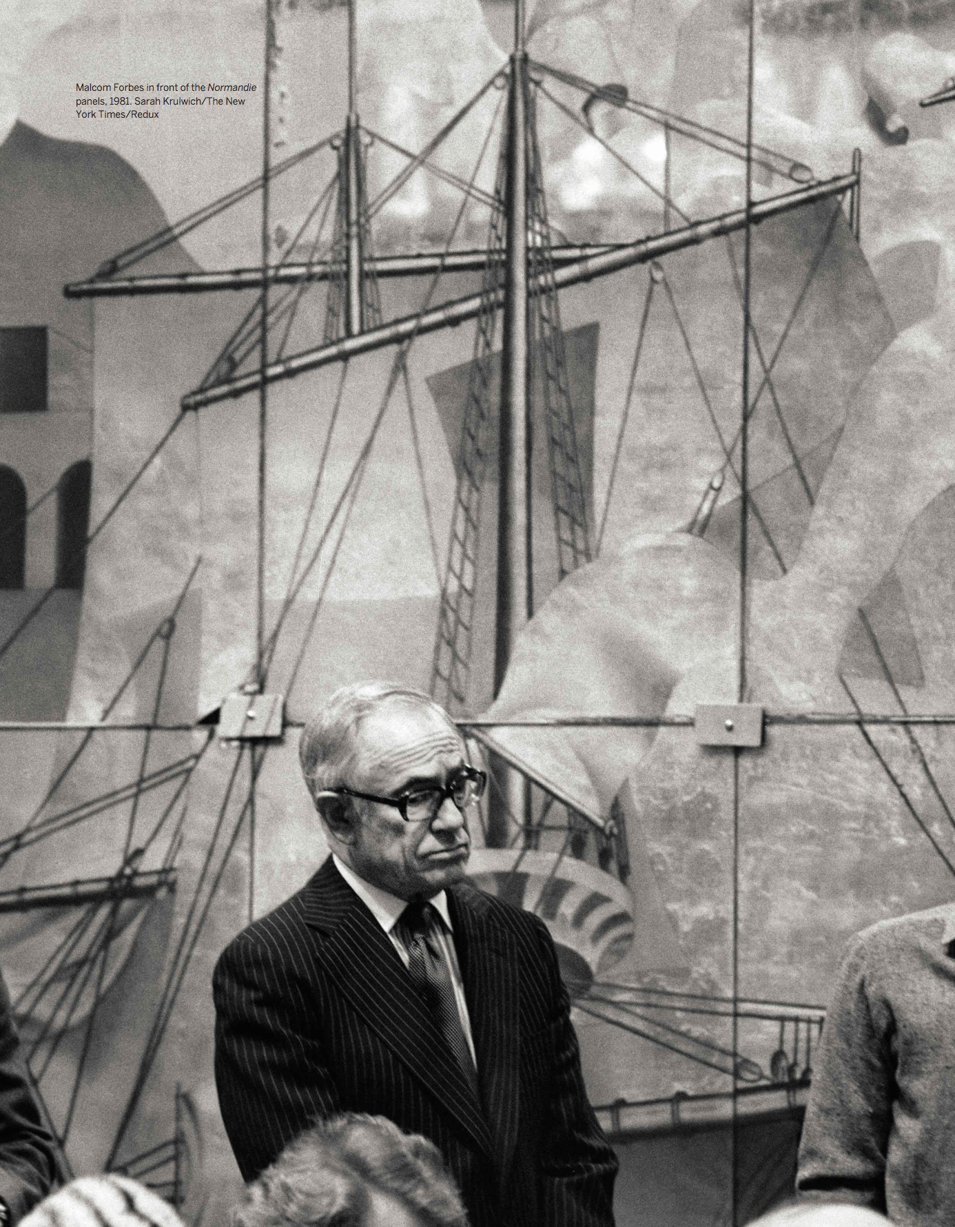 Malcolm Forbes with Normandie Panels