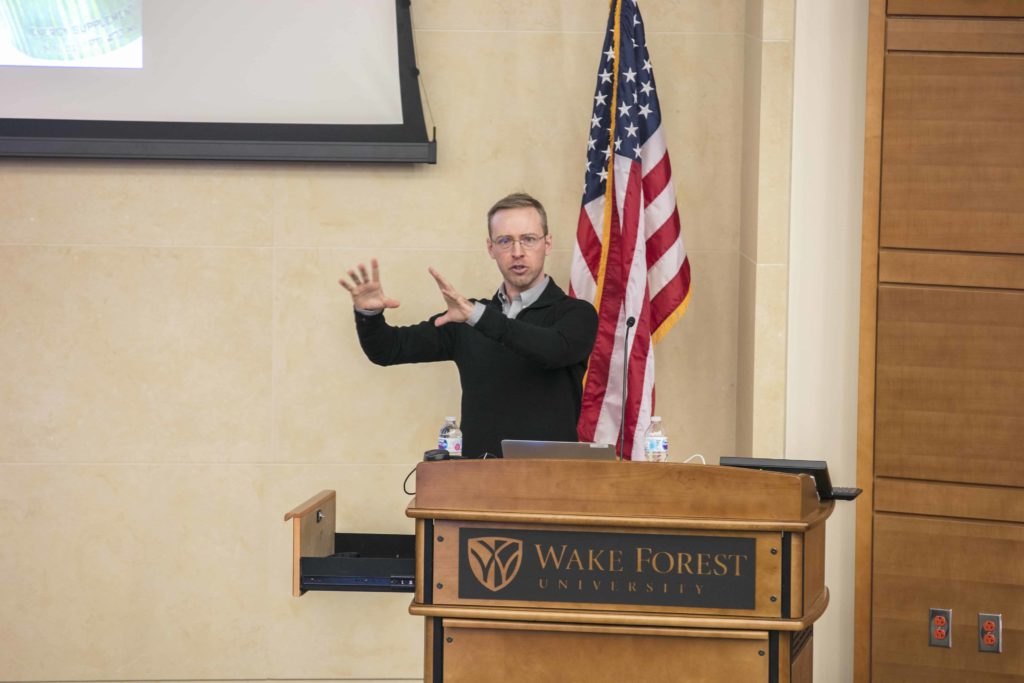 Nick Gray about Entrepreneurship, at Wake Forest University