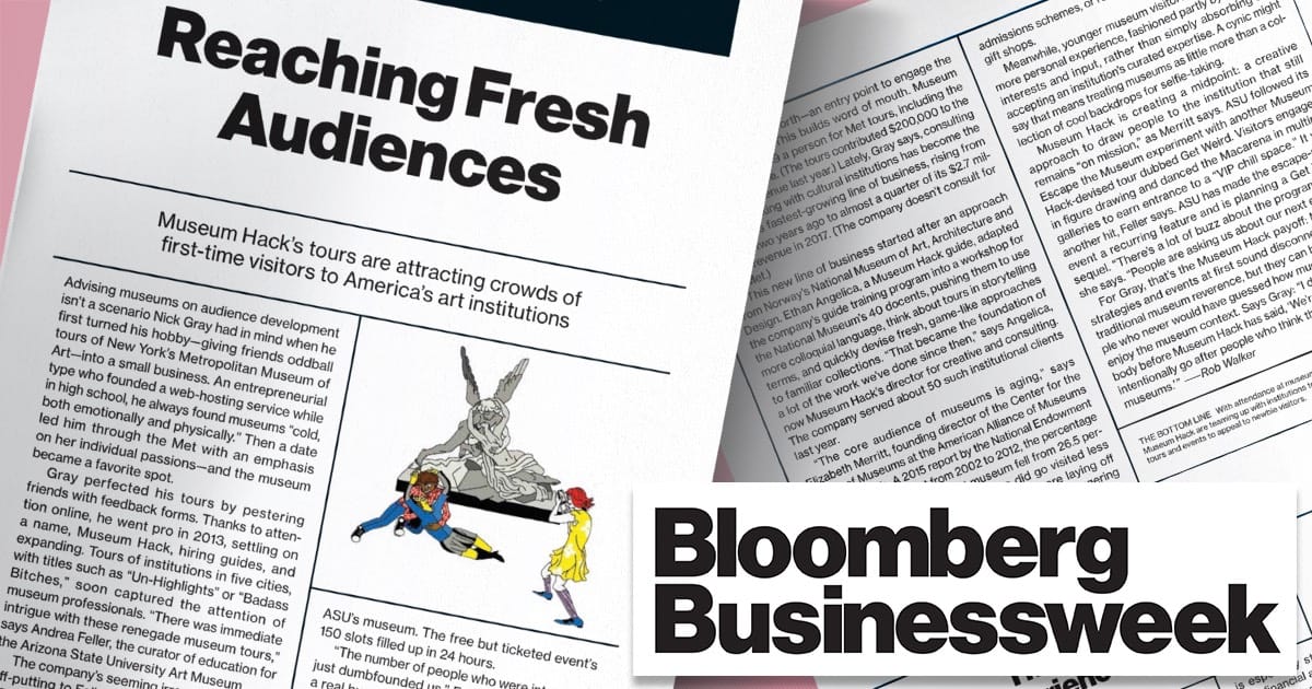 Museum Hack featured in Bloomberg Businessweek