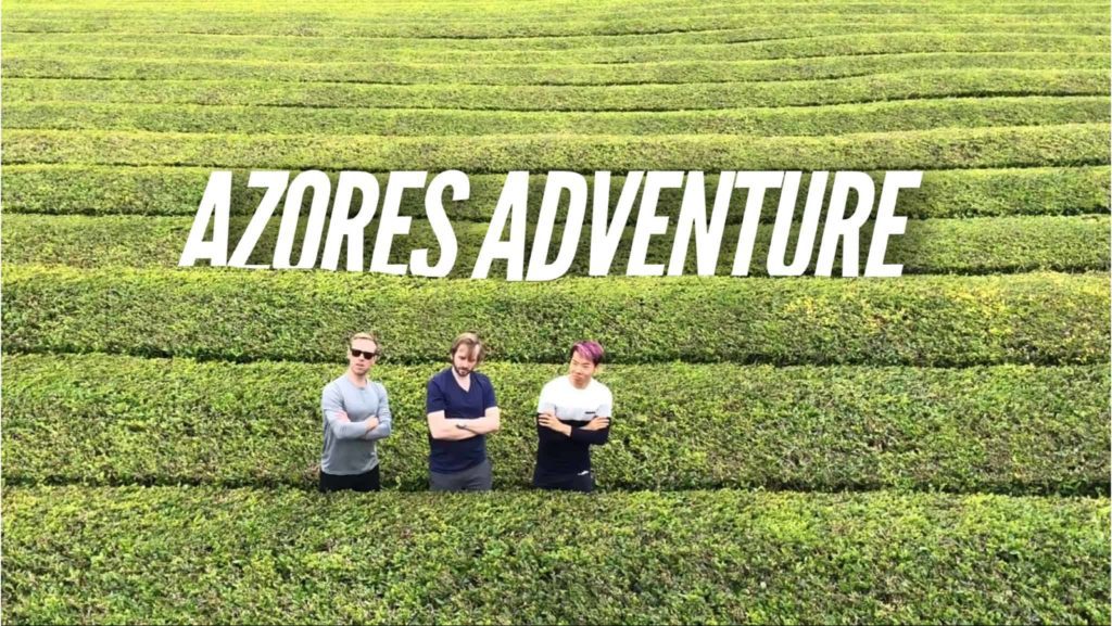Nick, Tynan, Ben at the largest tea plantation in the Azores