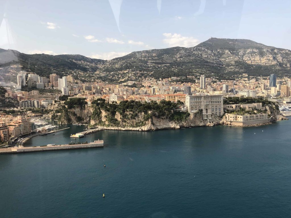 Monaco - view from the helicopter